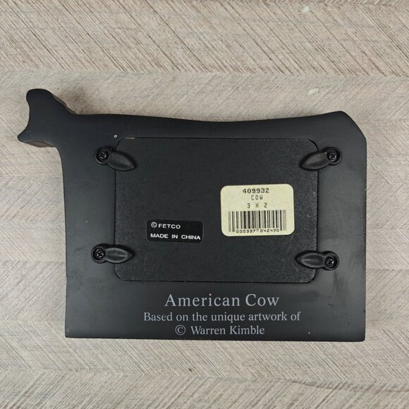 Warren Kimble Cow Picture Frame 5x3.5 Photo Size Farmhouse Kitch Decor - Picture 4 of 5